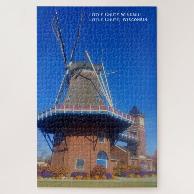  Little Chute Windmill Dutch Smock Mill, Wisconsin Jigsaw Puzzle (Vertical)