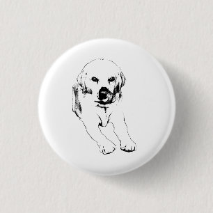 Little circle, big Lab 1 Inch Round Button