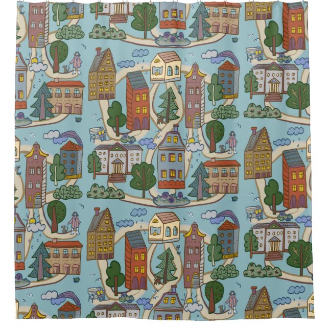 little city houses pattern  (Front)