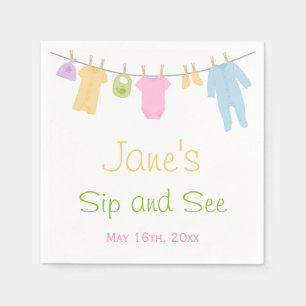 Little Clothes Baby Sip and See Napkin