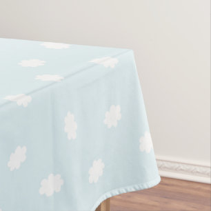Little Cloud Pastel Blue Tablecloth