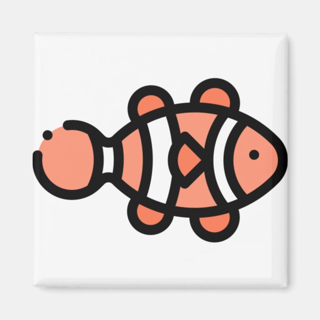 Little Clownfish Magnet (Front)
