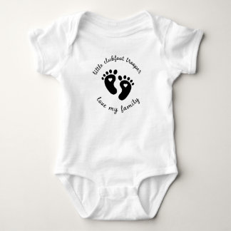 Little Clubfoot Trooper Baby Bodysuit