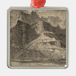 Little Colorado mouth Metal Ornament