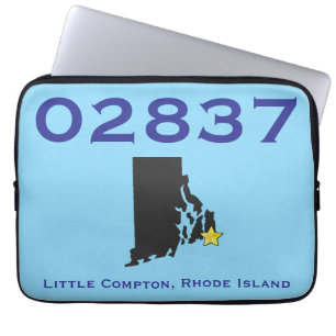Little Compton, RI Zip Code - 02837 - Sakonnet, LC Laptop Sleeve