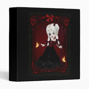 Little Cookie Devil Girl Design 2 Binder