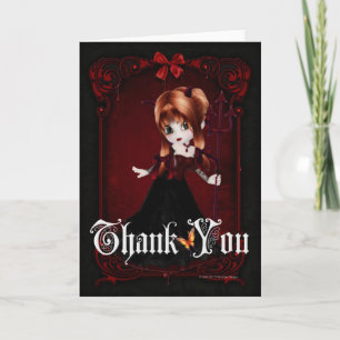 Little Cookie Devil Girl Design 3 Thank You Card