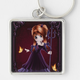 Little Cookie Devil Girl Design 5 Keychain