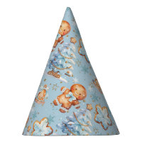 Little Cookie Gingerbread man boy blue Birthday