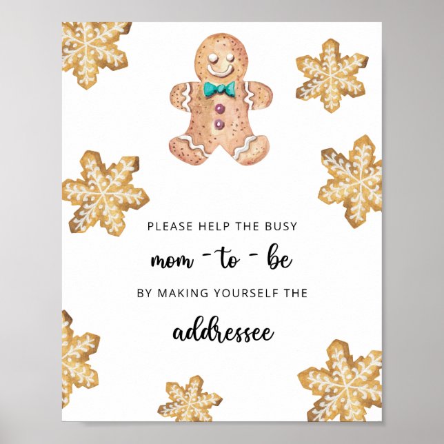 Little cookie - Help the Busy Mom-to-Be  Poster (Front)