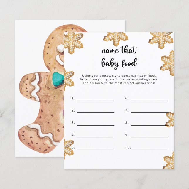 Little cookie - Name that baby food (Front/Back)
