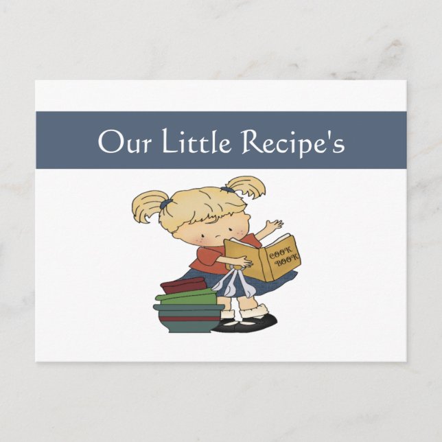 Little Cooks Recipe Card (Front)