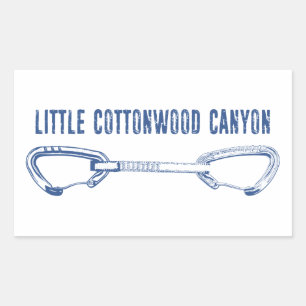 Little Cottonwood Canyon Climbing Quickdraw Sticker