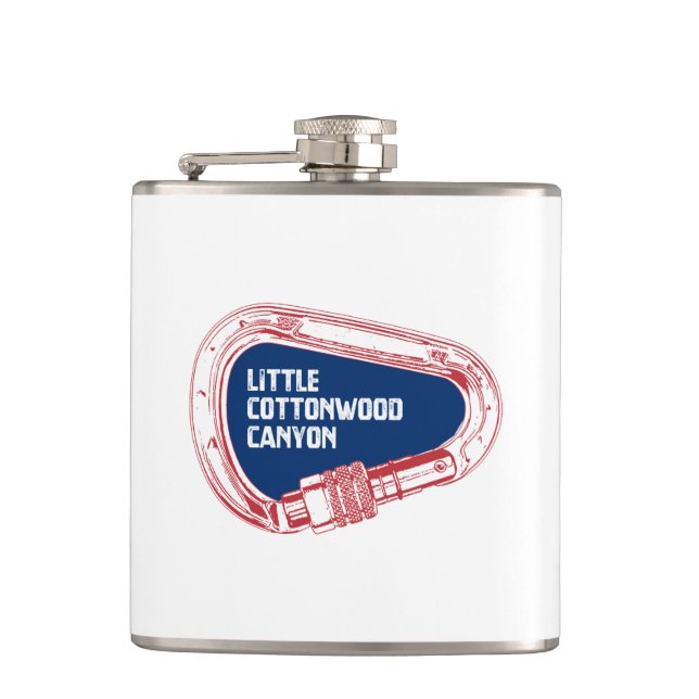 Little Cottonwood Canyon Hip Flask (Front)