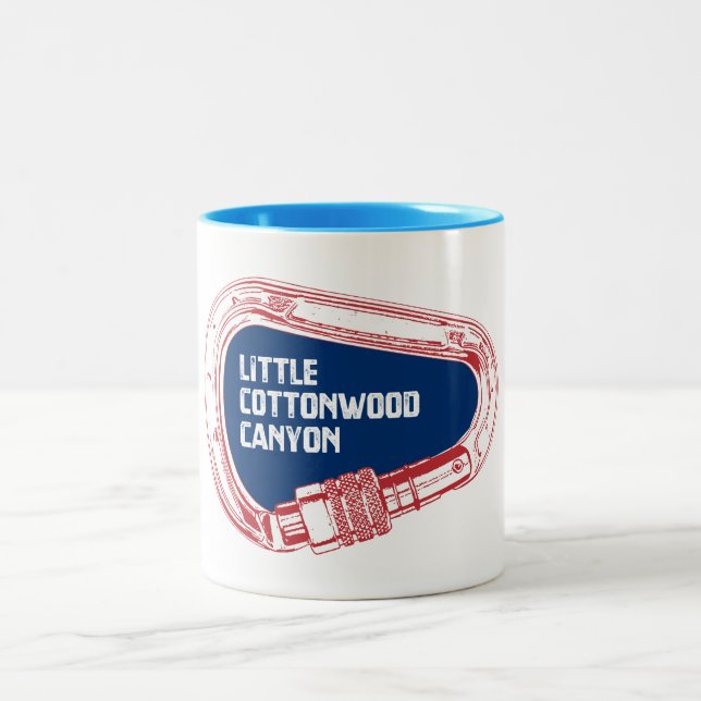 Little Cottonwood Canyon Two-Tone Coffee Mug (Center)