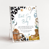Little Cowboy Baby Shower Don't Say Baby