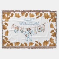 Little Cowboy Clothesline WildWest Boy Baby Shower