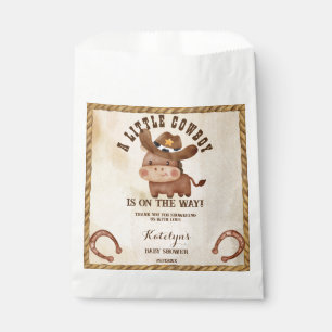 Little cowboy cute baby horse baby shower  favour bag