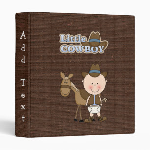 Little Cowboy with his Horse Avery Binder