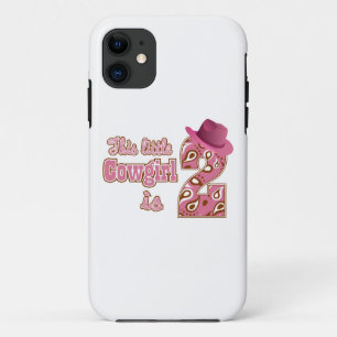 Little Cowgirl 2nd Birthday iPhone 11 Case
