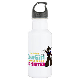 Little Cowgirl, Big Sister 532 Ml Water Bottle