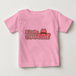 Little Cowgirl - Girls Western Baby T-Shirt