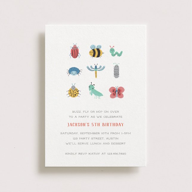 Little Crawlers Kids Birthday Invitation (Creator Uploaded)
