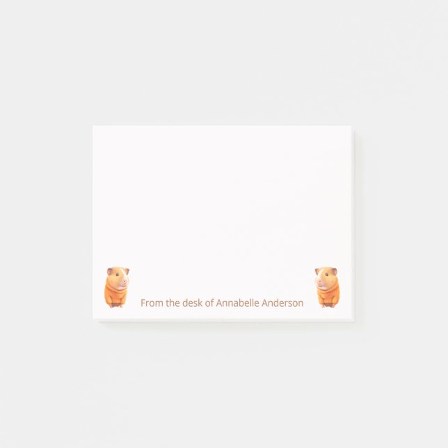 Little Critters Guinea Pigs Personalize Notes (Front)