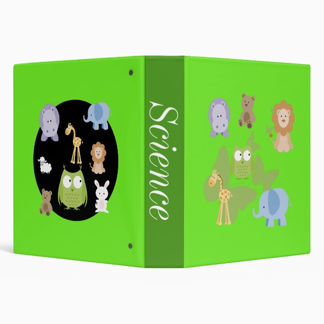 Little Critters Lime Study Fun Binder (Background)