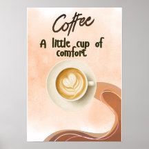 Little Cup of Comfort Coffee Wall Art |
