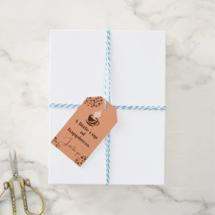 Little Cup Of Happiness Coffee Gift Tag