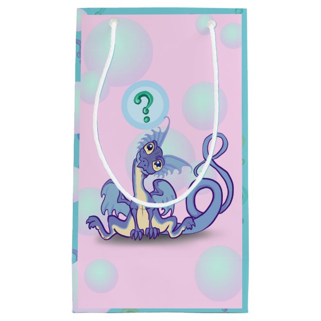 Little Curious Dragon Small Gift Bag (Front)