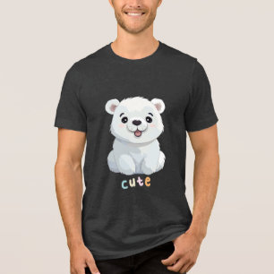 Little cute bear Tri-Blend shirt
