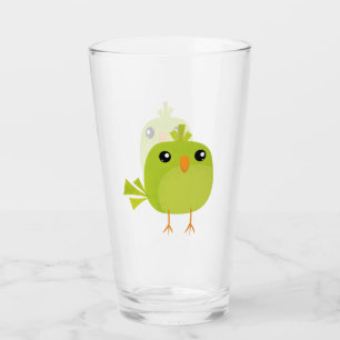 Little cute birds glass