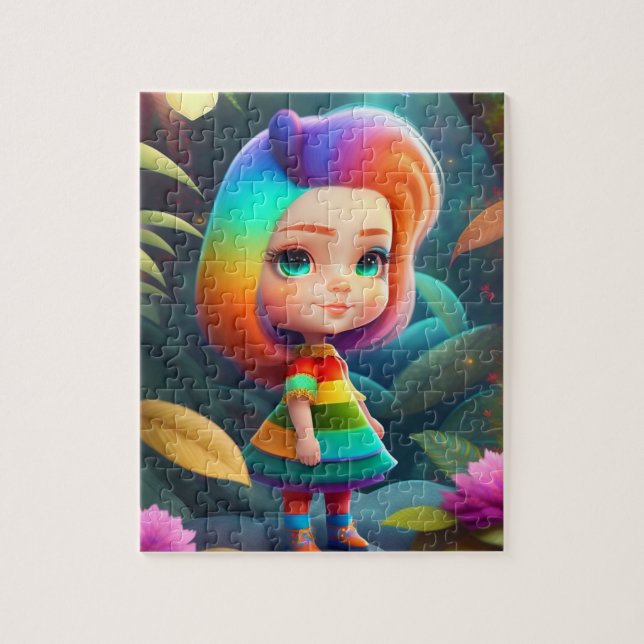 Little Cute Elf Girl Jigsaw Puzzle (Vertical)