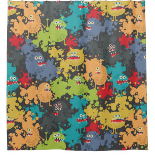 Little cute funny monsters