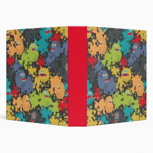 Little cute funny monsters binder