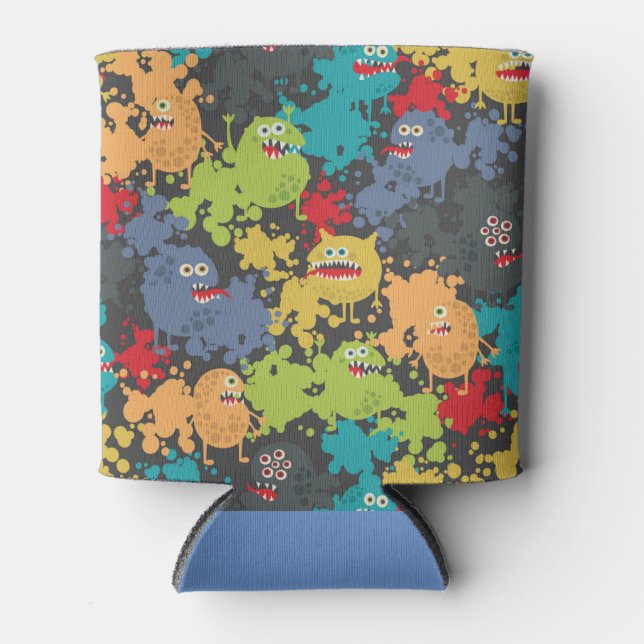 Little cute funny monsters can cooler (Front)