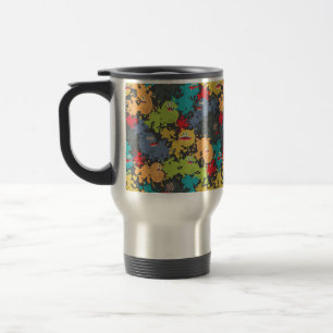 Little cute funny monsters travel mug