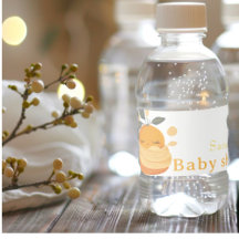 Little cutie baby orange   Baby shower 