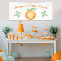 Little Cutie Baby Shower Banner