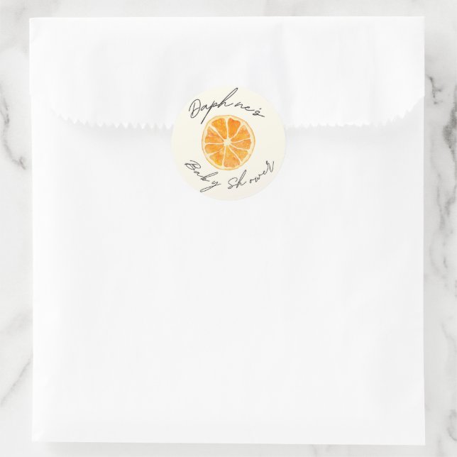 Little Cutie Baby Shower Favour Stickers (Bag)