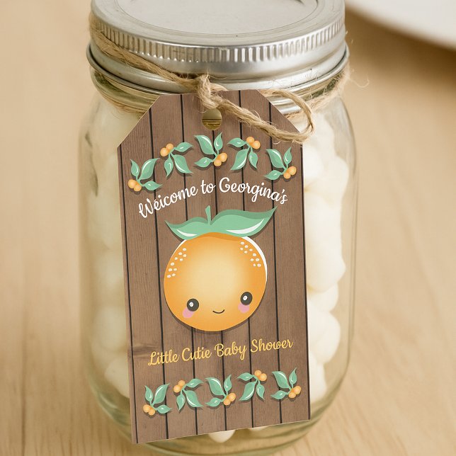 Little Cutie Baby Shower Favour Tags (Little Cutie Baby Shower Favor Tags
)