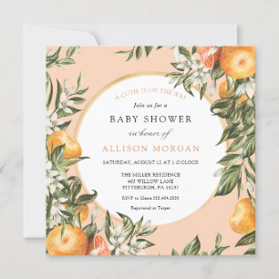 Little Cutie Baby Shower Invitation