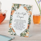 Little Cutie Baby Shower Late Night Diapers Poster