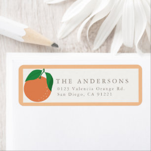 Little Cutie Baby shower moderne orange