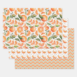 LITTLE CUTIE BABY SHOWER PATTERN WRAPPING PAPER SHEET