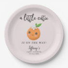 Little Cutie Baby Shower Pink Clementine