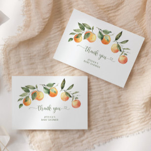 Little cutie baby shower thank you card