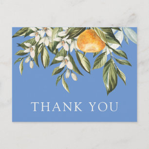 Little Cutie Baby Shower Thank You Postcard